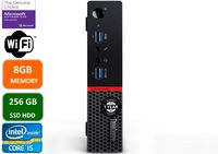 Lenovo Think Center M700 Tiny Desktop PC,Intel Quad Core I5-6500T 2.5GHz up to 3.1G,8GB, 256GB SSD,WiFi,BT 4.0,HDMI,USB 3.0,DP Port,W10P64 (Renewed)