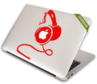 Stickerslug DJ Headphones Decal for Apple MacBook Air Pro