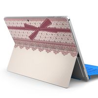 igsticker Ultra Thin Premium Protective Back Stickers Skins Universal Tablet Decal Cover for Microsoft Surface Pro 4/ Pro 2017/ Pro 6(2018) 004927 Ribbon　Race　Stripe