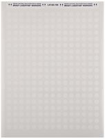 Brady LAT-60-799-2.5 0.375" Diameter, Laser Printable Label (Pack of 2500)