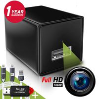 Spy Camera Charger Hidden Camera Mini Spy Camera 1080p  USB Charger Camera  Hidden Spy Camera  Hidden Nanny Cam  Hidden Spy Cam  Hidden Cam  Surveillance Camera FULL HD  No WiFi Needed(Renewed)