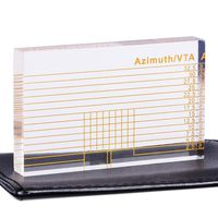VTA Azimuth Ruler LP Vinyl Record Player Tonearm Cartridge Elevation Alignment Ruler Headshell Block