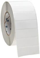 Brady THT-18-408-3 3" Width x 1" Height, B-408 Repositionable Paper, Matte Finish White Thermal Transfer Printable Label (3000 per Roll)