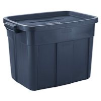 Rubbermaid Roughneck️ Storage Totes 18 Gal Pack of 6 Durable, Reusable, Set of Plastic Storage Bins