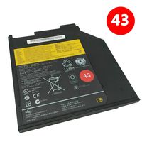 Dentsing 45N1041 (10.8V 32Wh/2650mAh 3-Cells) Laptop Ultrabay Battery Compatible with Lenovo Thinkpad T400S T410S T420S T430 T430S T500 Series Notebook 43 45N1040 0a36310