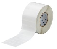 Brady THT-65-427-3 1" Width x 3.75" Height, B-427 Self-Laminating Vinyl, Matte Finish White/Translucent Thermal Transfer Printable Label (3000 per Roll)