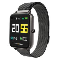 Smart Watch for Android/Samsung/iPhone, Activity Fitness Tracker with IP68 Waterproof for Men Women & Kids, Smartwatch with 1.54" Full-Touch Color Screen, Heart Rate & Sleep Monitor, Milanese