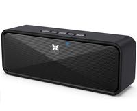 AXLOIE Portable Bluetooth Speaker, Bluetooth 5.0 Wireless Speaker with Deep Bass and Stereo Audio, 12 Hours Playtime, Support USB/TF Card/AUX Built-in Mic for Home, Outdoors, Travel, iPhone, Samsung
