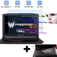 Eyes Protection Filter and Keyboard Cover fit Old Acer Predator Helios 300 Gaming Laptop Anti Blue Light Anti Glare Screen Protector, Reduces Eye Strain Help You Sleep Better(Not Fit 2019 New Model)