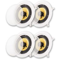 Acoustic Audio HD-6 in Ceiling 6.5" Speakers Home Theater Surround Sound 2 Pair Pack