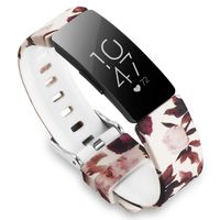 Allbingo Cute Bands Compatible with Fitbit Inspire HR & Inspire & Ace 2, Women Men Floral Print Replacement Strap Accessories Wristband Small Large for Inspire HR & Inspire