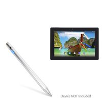 Simbans TangoTab (10") Stylus Pen, BoxWave [AccuPoint Active Stylus] Electronic Stylus with Ultra Fine Tip for Simbans TangoTab (10") - Metallic Silver