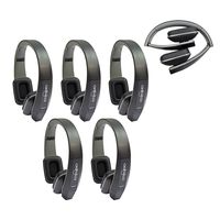 Key Audio 5 Two Channel Folding Adjustable Universal Rear Entertainment System Infrared Headphone Car TV Video Audio and Listening with Superior Sound Quality