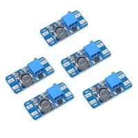 Oiyagai 5pcs MT3608 DC-DC Step Up Power Apply Module Booster 2A Power Module for Arduino