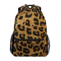 ALAZA Animal Leopard Print Chic Stylish Large Backpack Personalized Laptop iPad Tablet Travel School Bag with Multiple Pockets