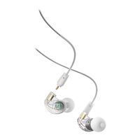MEE audio M6 PRO Musicians' In-Ear Monitors with Detachable Cables; Universal-Fit and Noise-Isolating (2nd Generation) (Clear)