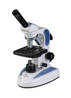 ACCU-Scope Monocular Microscope, Flat Stage, LED, Rechargeable Battery, Abbe Condenser with Iris Diaphragm, Model EXM-150-I, Cast Aluminum Alloy