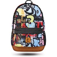 Staples 24275604 Dalton 18-Inch BackPK Graffiti Pattern 5.51-Inch W x 17.71-Inch H x 11.81-Inch D(52410)