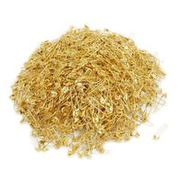 Dealglad Exquisite Small 19mm Metal Sewing Clothing Accessories Trimming Fastening Safety Pins (Gold, 1000Pcs)