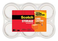 Scotch Long Lasting Storage Packaging Tape, 1.88 Inches x 54.6 Yards, 6 Rolls (3650-6)