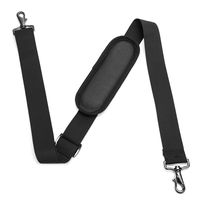 CoolBELL Adjustable Shoulder Strap with Metal Hooks for Laptop Bag/Camera Bag/Duffel Bag (53 Inches, Black)
