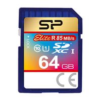 SP Silicon Power 64GB SDXC UHS-I Memory Card, Elite Series