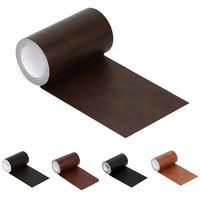 Leather Repair Tape Patch Leather Adhesive for Sofas, Car Seats, Handbags, Jackets,First Aid Patch 2.4"X15' (Brown Leather)