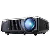 Projector, WiMiUS T7 Upgraded 3200 Lumens Mini Projector, Portable LED Projector Support 1080P HDMI USB VGA AV, Multimedia Home Theater LCD Video Projector for TV Laptop Game iPhone Smartphone-Black