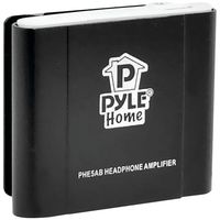 Pyle Home PHE5AB Bass Boost Portable Headphone Amplifier, Black