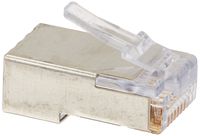 Platinum Tools 100020 EZ-RJ45 Shielded Cat5e/6, (Internal Ground). 50/Bag.(Pack of 50)