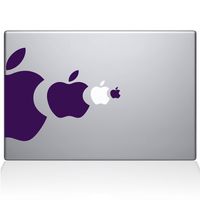 The Decal Guru Apple Eat Apple MacBook Decal Vinyl Sticker - 13" MacBook Pro (2016 & Newer) - Lavender (1218-MAC-13X-LAV)