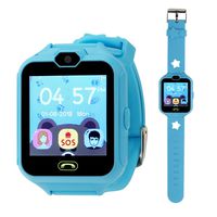 aolee Kids Phone Smart Watch Games Watch for 4-15 Years Old Children Digital Watch Touch Screen Camera Anti-Lost Pedometer Clock etc (Blue)