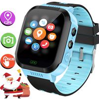 Smart Watch for Girls Boys- Kids Smartwacth for Girls Boys with Cell Phone SOS Anti-Lost Camera Game Outdoor Children Digital Wrist Watch Sport Fitness Tracker for Birthday Travel School Supplies Gift