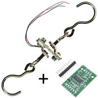 Degraw 40 kg Tension Load Cell and HX711 Combo Pack Kit - Load Cell Amplifier ADC Weight Sensor for Arduino Scale - Everything Needed for Accurate Force Measurement