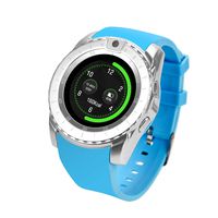 Smart Watch with SIM Card Call for Kids, Music Enjoyment, Tracking for Sports and Sleep. Anti-Lost for Mobile Phone. Touch Screen, Serves as Fashionable Gift for Students_Blue