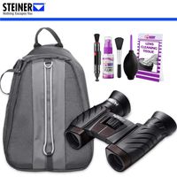 Steiner Safari UltraSharp 8x22 Binoculars with Padded Backpack and Cleaning Kit