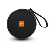 Portable Hard Carrying Travel Storage Case Compatible for HOTT Portable CD Player Personal Compact Disc Player, CDs, Headphone, USB Cable and AUX Cable- Black