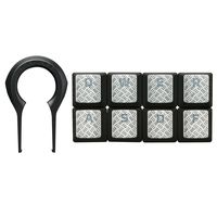 HyperX FPS & MOBA Gaming Keycaps Upgrade Kit (Titanium) - HXS-KBKC2