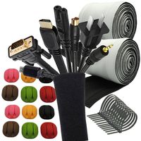 GAME TIGERRR Premium MEGA MONSTER 260" Cable Sleeve Organizer Management Hider + 12 BONUS CLIPS