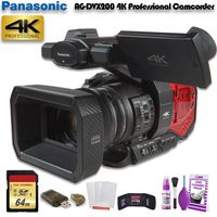 Panasonic AG-DVX200 4K Professional Camcorder (AG-DVX200PJ8) W/ 64GB Memory Card, Cleaning Set and More.