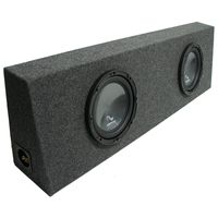 Universal Regular Standard Cab Truck Harmony R124 Dual 12" Sub Box Enclosure