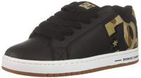 DC Men's Court Graffik Se Skate Shoe, Black/Military camo, 18 D M US