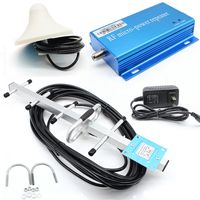VPABES CDMA 850MHz Mobile Phone Signal 3G/4G Repeater Booster Extender Amplifier + Yagi Antenna Kit