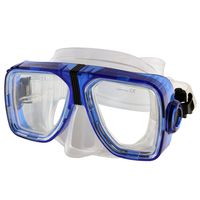 Nearsighted Scuba Dive Snorkeling Mask Prescription Lenses, Blue, -10.0