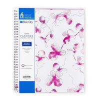 Blue Sky 2019 Weekly & Monthly Planner, Flexible Cover, Twin-Wire Binding, 8.5" x 11", Orchid