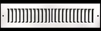10" X 2" Toe Space Grille - HVAC Vent Cover [Outer Dimensions: 10.75 X 2.75] - White