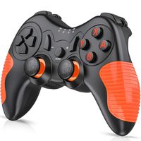 Controller for Nintendo Switch/Switch Lite, Switch Controller Joystick Gamepad for Nintendo Switch Console, Switch Remote with Dual Shock, Motion Control - Orange...