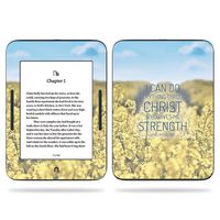 MightySkins Skin Compatible with Barnes & Noble Nook GlowLight 3 (2017) - Through Christ | Protective, Durable, and Unique Vinyl Decal wrap Cover | Easy to Apply, Remove | Made in The USA