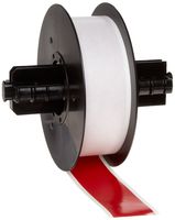 Brady 113198 MiniMark 100' Length x 1.125" Width, B-595 Vinyl, Red Indoor/Outdoor Industrial Label Printer Super Tough Tape