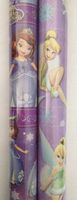 Princess Sophia and Tinkerbell Christmas Wrapping Paper (1-20 Sq Ft Roll of Each)